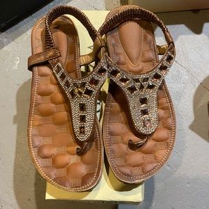 Sparkly, fun sandals